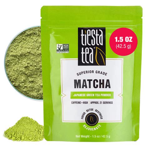 Tiesta Tea Superior Grade Matcha Japanese Green Tea Powder