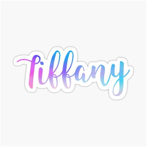 Tiffany Stickers for Sale Redbubble