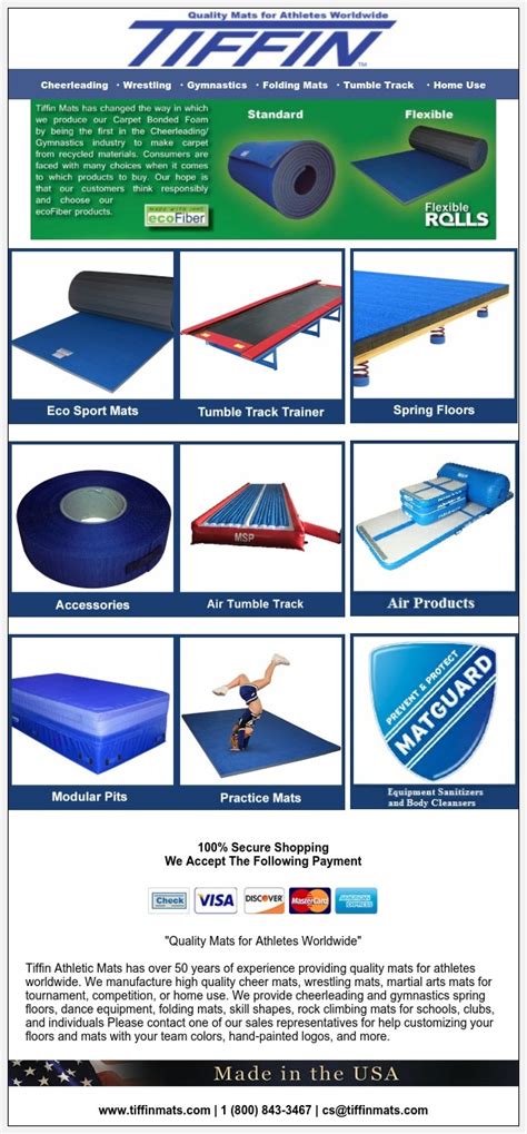 Tiffin Athletic Mats, Inc. Company Profile Elkton, MD