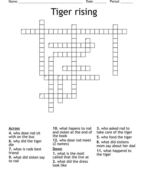 Answers for tasmanian tiger 9 crossword clue, 9 letters. Search for crossword clues found in the Daily Celebrity, NY Times, Daily Mirror, Telegraph and major publications. ... How one might describe, say, the Tasmanian tiger (7) TIGER: Thylacine, Tasmanian - Advertisement. SIGHTSEER: Tourist upsets she-tigers (9) TIGRESSES: Female tigers (9)