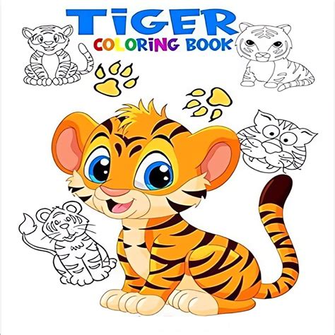 Tiger Coloring Book