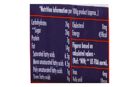 Tiger Glucose Biscuits Nutrition Facts - Eat This Much