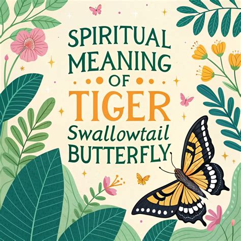 Tiger Swallowtail Butterfly Spiritual Meaning Pinterest. 