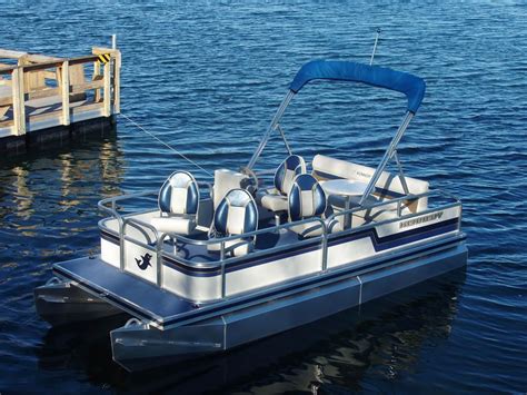 Tiger shark pontoon. Luckily, outboard manufacturers have come a long way in offering a wide variety of horsepower options. 2. Size of the Boat. The size of the pontoon you choose will be a key consideration point when pairing it with an engine. You must take into consideration dry weight, length, and the capacities allotted. 