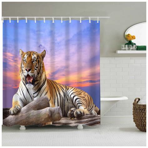 Tiger shower curtain. Things To Know About Tiger shower curtain. 