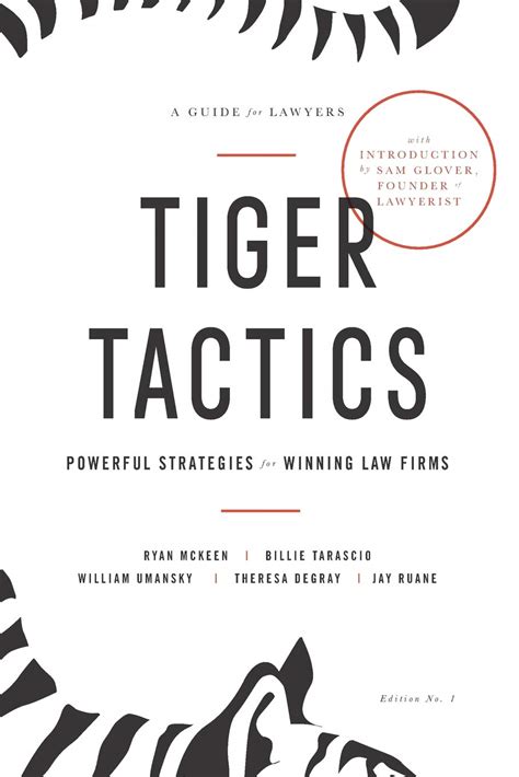 Read Online Tiger Tactics Powerful Strategies For Winning Law Firms By Jay Ruane
