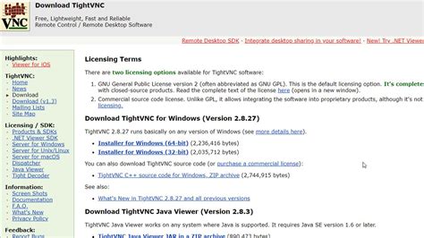 Tightvnc mac.  With its intuitive interface, you can interact with the remo...