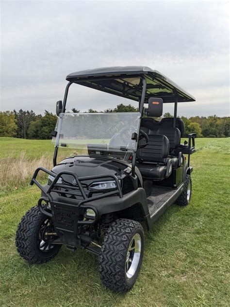 Icon EPIC E60L Street Legal Golf Cart Product & Performance Lighted In Dash Controls AGM Batteries for Increased Range 5KW (6.8hp) AC Motor 7″ Speedometer Display Adj. Coil Over Front Suspension Unique Ignition Key Carbon Fiber Dash & Glovebox Clay Basket & Brushguard 30A Reducer In Dash Controls Ind. Rear Suspension Safety Features Integrated […] . 