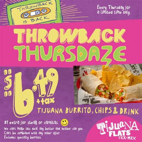 Tijuana Flats - Throwback Thursdaze can only mean one... Facebook