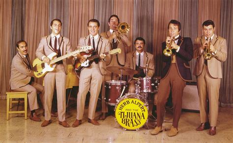 Tijuana brass. Throughout the 1960s, the Tijuana Brass, led by Alpert's trumpet playing, dominated the pop charts with singles including "The Lonely Bull," "A Taste of Honey," and "This Guy's in Love With You." Their unique Latin-influenced sound came to be dubbed "Ameriachi." Alpert (1935—) was not only one of pop's most successful performers, but also one ... 