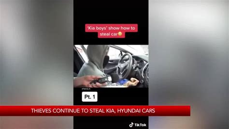 TikTok trend in which thieves steal Kias and Hyundais getting worse, officials say