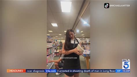 TikTok video captures man lurking near women's legs in Burbank bookstore