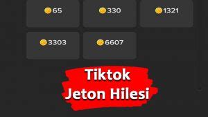 Tiktok Jeton Hilesi 2024 Ücretsiz Jeton Alma Bildirimlerim