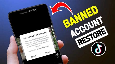 Tiktok banned account recovery. Jun 15, 2023 · Download Free. Here are the 3 simple steps to recover deleted TikTok videos using iMyFone D-Back: Step 1: Download and install iMyFone D-Back on your computer. Open the sofware and click "Recovery iPhone". Step 2: Connect your iPhone or Android device to the computer using a USB cable and launch the software. 