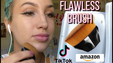 Tiktok brush. 1 Mar 2024 ... The pointed edge allows you to conceal any unwanted dark circles and hard-to-reach areas like the inner corners. The tapered brush seamlessly ... 