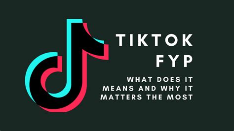 Tiktok fyp. Fyp là viết của For You Page, có nghĩa là “dành cho bạn”. Fyp trên Tiktok có nghĩa là “For You Page” (trang dành cho bạn) “Dành cho bạn” là một trang trên mạng xã hội Tiktok, đó là nơi đề xuất những video được Tiktok sàng lọc, đánh giá sự … 