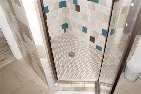 Tile ready shower base. Idea 3 – a custom made tile shower base – While tile pans are a pain to clean – they offer unlimited design possibilities. Choose large format tiles for a contemporary look. Use a fun colored mosaic. Go with pebble stone for a Zen-inspired feel. ... A tile ready shower floor pan during installation and before the … 