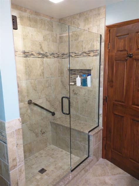 Tile shower bench. Jul 25, 2023 ... Todd Stull from Alone Eagle Remodeling showing a simple way to add a tile shower bench into your bathroom project. 