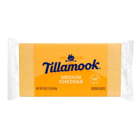 Tillamook cheese. 7oz. With notes of lemon pith, warm French custard, and toasted nuts, this naturally aged cheddar has a clean cheddar finish with hints of fresh herbs. Firm, creamy texture with shatter, and warm roasted nut and light herbaceous aromas with a pronounced cheddar punch. Winner of both an American Cheese Society award and an International Cheese ... 