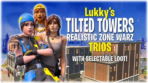 Tilted trios map code. Type in (or copy/paste) the map code you want to load up. You can copy the map code for TILTED ZONE WARS (ALL WEAPONS) ⭐ by clicking here: 1760-0152-1306 Submit Report 