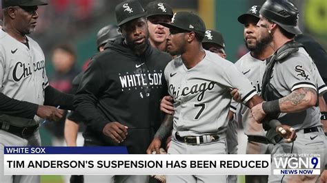 Tim Anderson has his suspension reduced by MLB