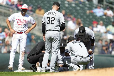 Tim Anderson out 2-4 weeks after the Chicago White Sox shortstop sprained his left knee on a ‘fluke play’