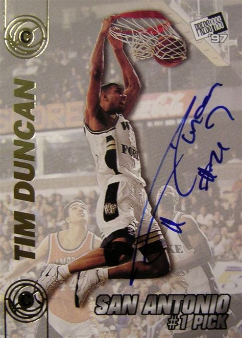 Tim Duncan PSA AutographFacts℠