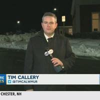 Tim Callery. Posted: January 12, 2024 | Last updated: January 12, 2024 ... CHECK OUT WMUR:Get the top New Hampshire news of the day. With the latest Manchester news, weather and sports, WMUR is ...