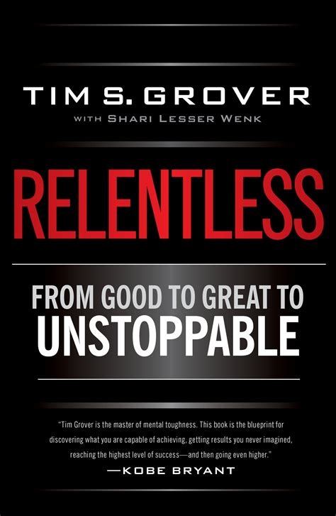 Tim s. grover. Relentless: From Good to Great to Unstoppable audiobook written by Tim S. Grover. Narrated by Pete Simonelli. Get instant access to all your favorite books. No monthly commitment. Listen online or offline with Android, iOS, web, Chromecast, and Google Assistant. Try Google Play Audiobooks today! 