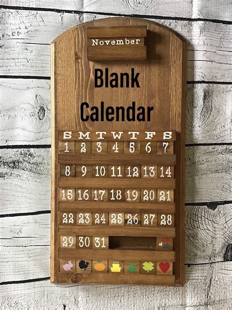 Timber Calendar