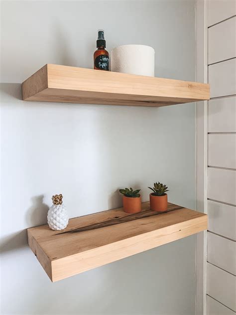 Timber floating shelf - Etsy.de