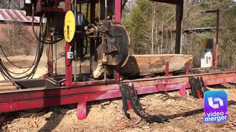 Timber harvester sawmill. This wood sawmill is equipped with a 144" long induction hardened steel bandsaw blade. It can handle a log size of dia. 26" (660mm) and a maximum cutting capacity of 21" (533mm) in width. The standard 4.1m bed length with a 3.1m cutting length and the optional bed extension is 2. $4,299. 