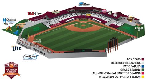 Timber rattlers stadium seating chart. The home of the Timber Rattlers is the first Midwest League ballpark to receive the honor, joining Target Field, Truist Park, Salt River Fields at Talking Stick, and Las Vegas Ballpark as award ... 