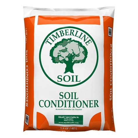 Timberline soil conditioner. Timberline manufactures mulches, soils and soil amendments. Our products are made from quality by-products from the lumber, forestry and farming industries, prized by gardeners throughout the U.S. See our extensive line of lawn and garden products including Top Soil, Potting Soil, Organic Compost, Mulches to Pine Bark and Soil Conditioners. 