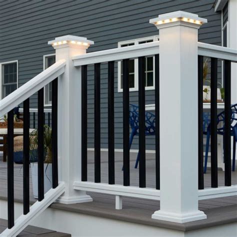 Timbertech post skirt.  The TimberTech Classic Composite Post Skirts are backed b...