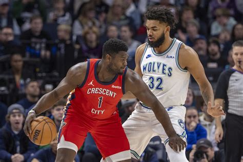 Timberwolves suffer consecutive losses for first time, falling to Pelicans