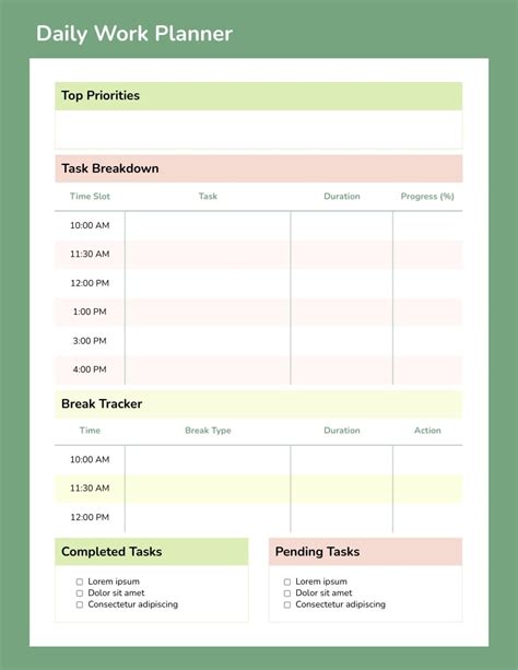 Time Management Dōterra Business Blog Daily Work Planner Work Planner Planner