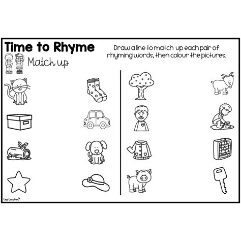 Time To Rhyme Worksheets & Teaching Resources Teachers Pay Teachers