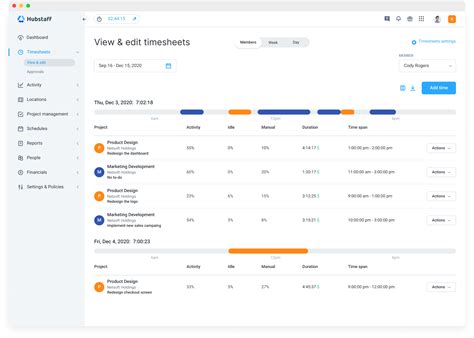 Time Tracking Software for Remote Employees Hubstaff