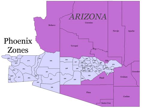 Time Zone Arizona Map