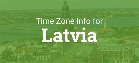 Time Zones in Latvia - TimeAndDate