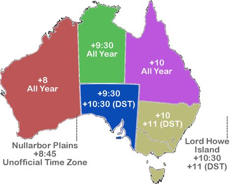 Time Zones in South Australia, Australia - Time and Date