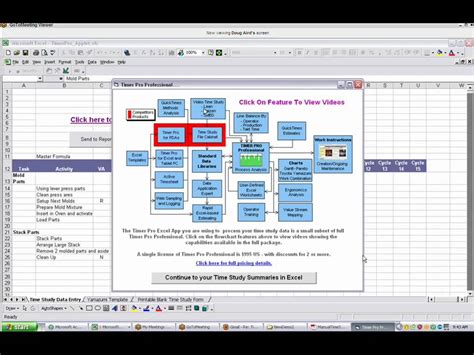 Time and Motion Study Template YouTube