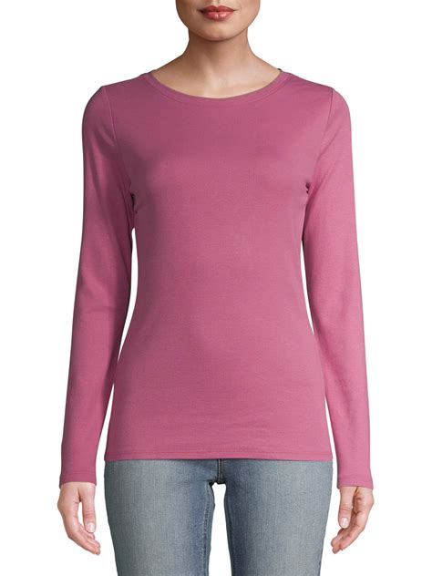 Time and Tru Women's Long Sleeve Thermal T-Shirt. 5.0 4 ratings. Currently unavailable. We don't know when or if this item will be back in stock. ….