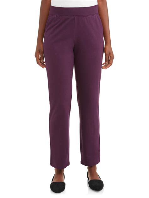 Time and tru women's pants. Size: Model is 5'10" and is wearing a size M. Fit: Slim. Rise and Inseam: High rise; 29" inseam. Closure: Pull-on styling; non-pinching covered elastic waistband for comfort and support. Pockets: Two front faux pockets and two back functional pockets. Features: Belt loops; stretch denim fabric. Women's Full Length Stretch Jeggings from Time and ... 