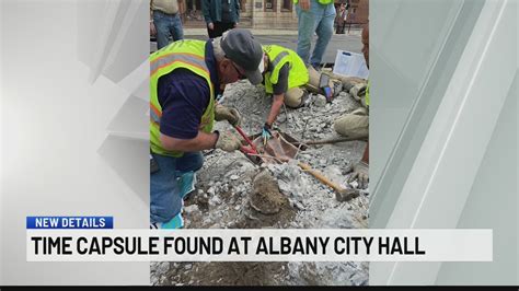 Time capsule found at Albany City Hall