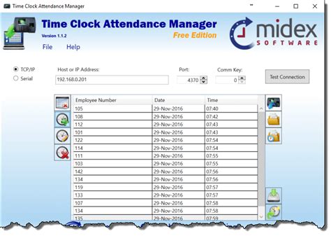 Time clock software free.  Precise millisecond synchronization with globa...