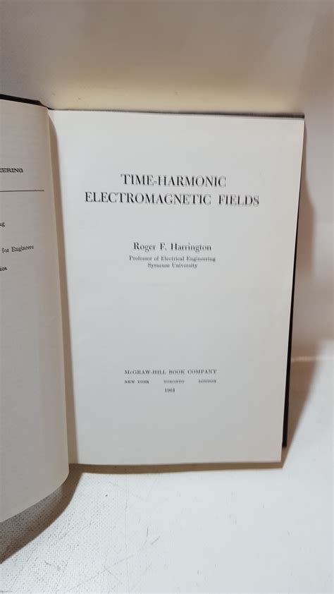 Time harmonic electromagnetic fields harrington solution manual. - Wildlife by cynthia defelice study guide.