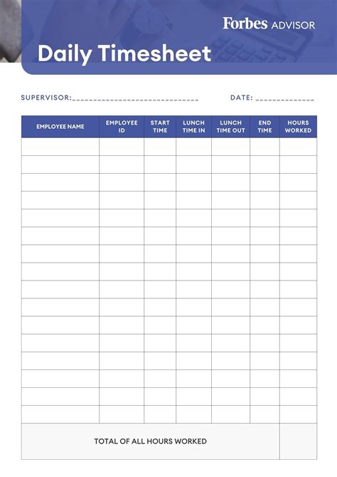 Time sheet