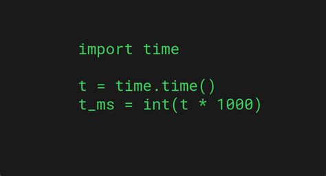 Time time python seconds or milliseconds.  EXAT timestamp-seconds -- Set the...